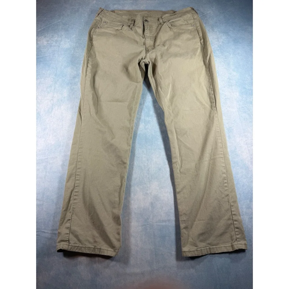 Levi's 514 Straight Pants Mens 40x32 Grey Khaki Excellent Lot of 2 Chinos